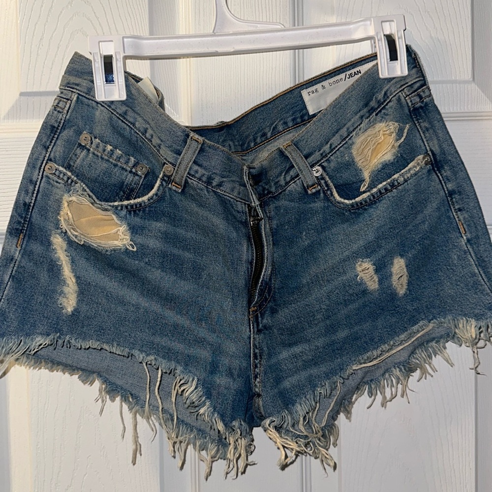 Rag & Bone cheeky jean shorts